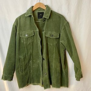 Zara Green Corduroy Jacket